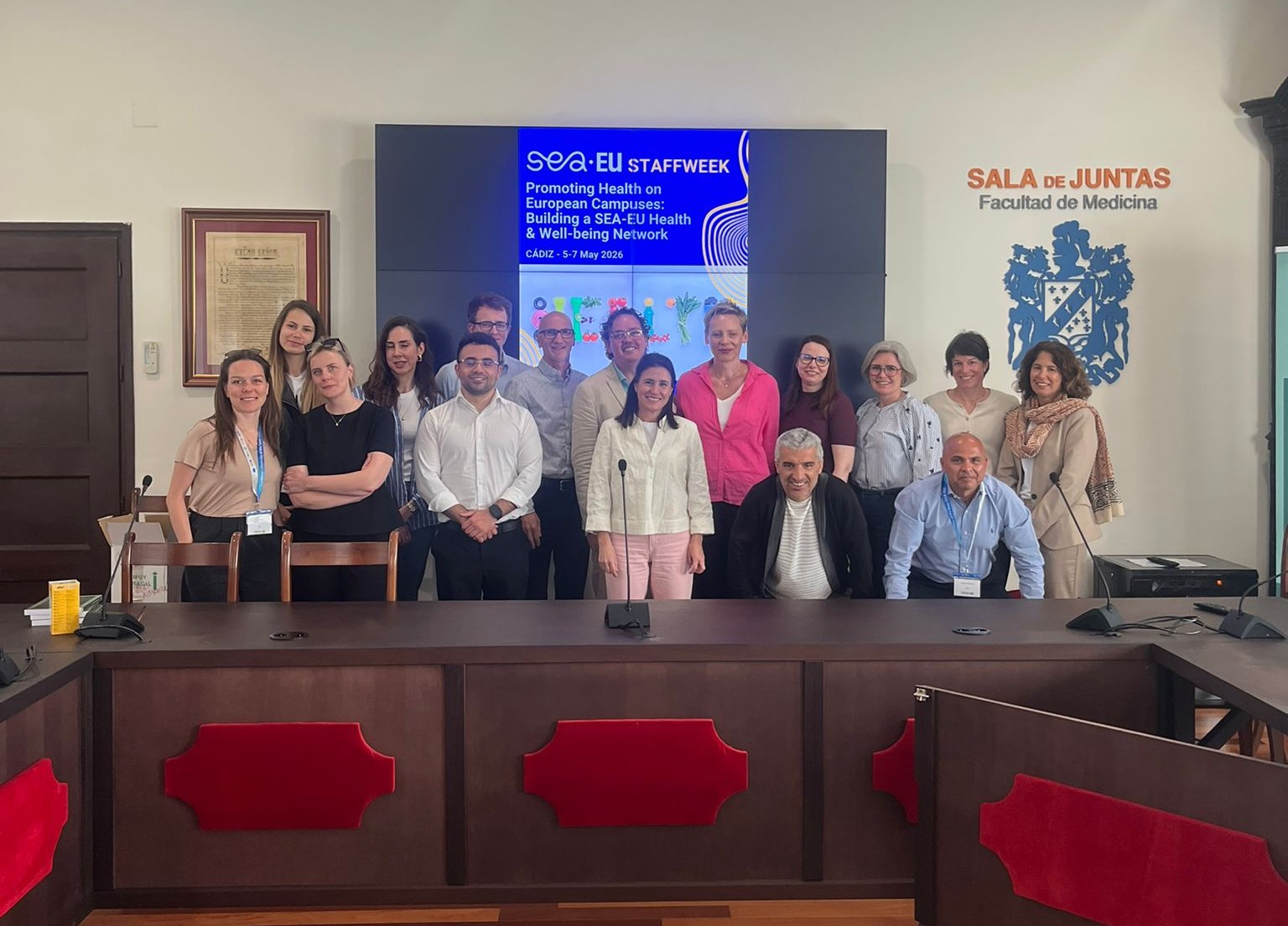 La UCA acoge la SEA‑EU Staff Week 2026, centrada en salud, bienestar y vida universitaria