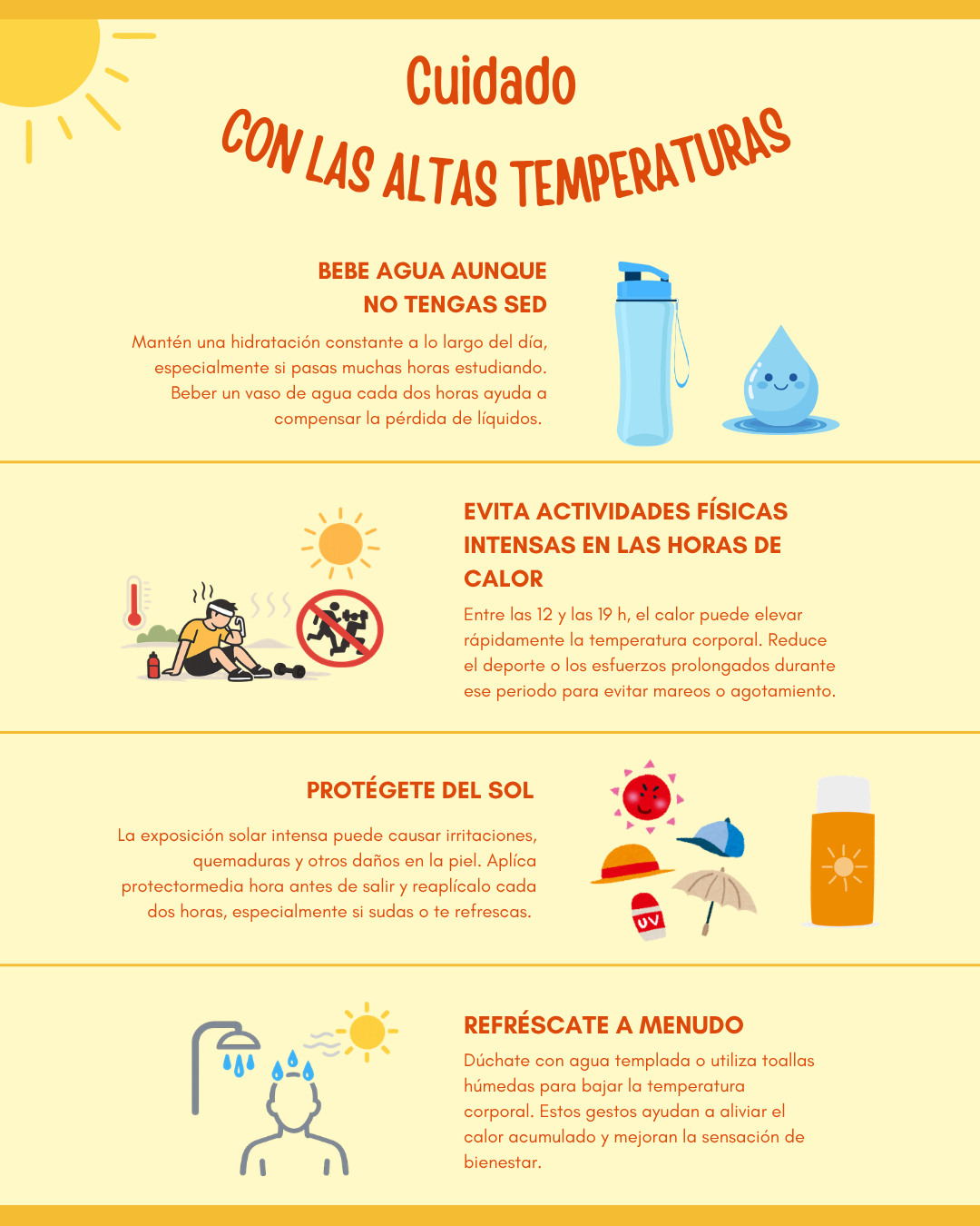 UCA Saludable impulsa una campaña de prevención y bienestar para el verano